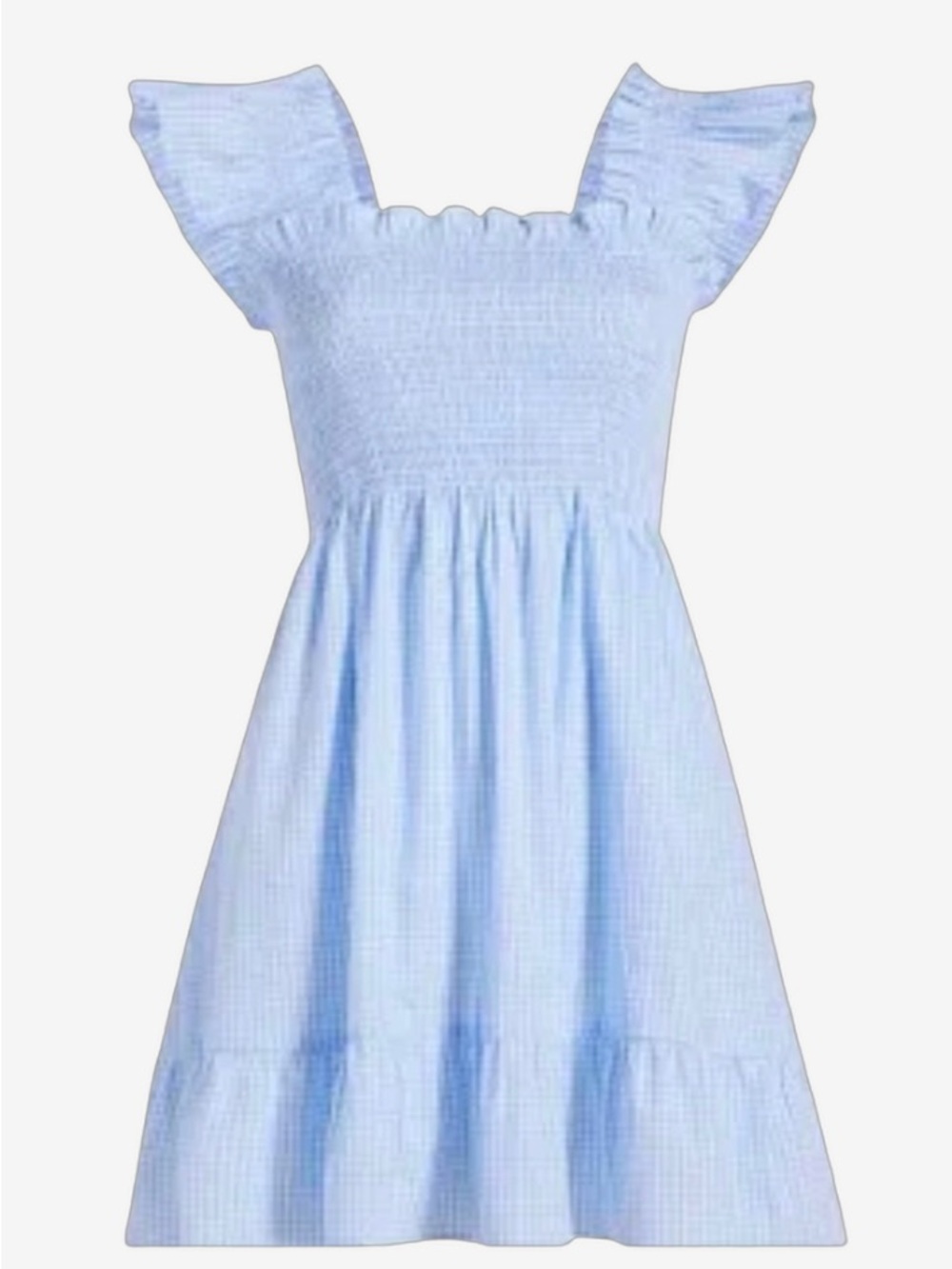 Hill House Elizabeth Nap Dress Hydrangea Gingham · Size: S
